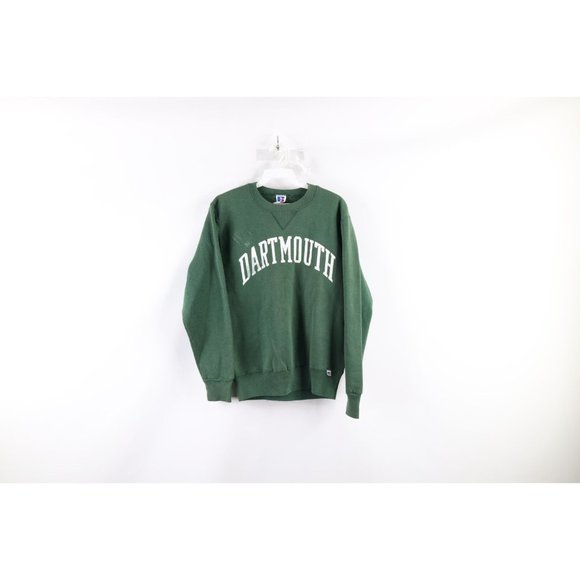 Vintage 90s Russell Athletic S Distressed Dartmouth University Sweatshirt USA - Picture 1 of 11